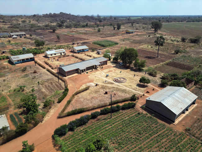 Nanga School from the air