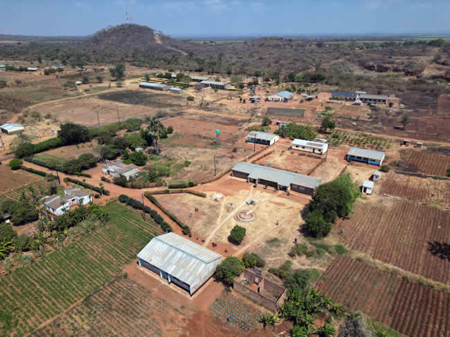 Nanga School from the air