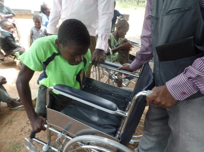 Choongo student wheelchair