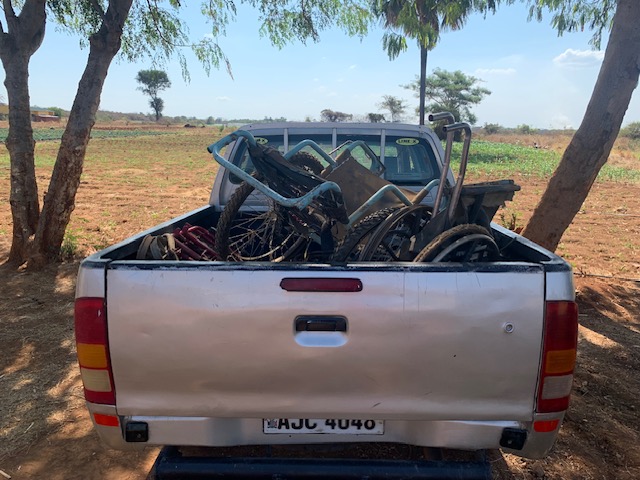 Nanga students wheelchairs needing repair