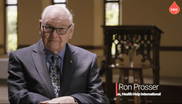 Founder and Patron Ron Prosser