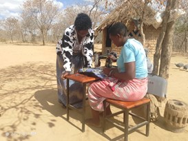 Alistair supporting Mainza