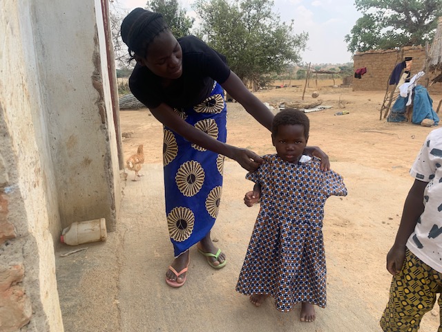 Dress made by Priscilla for her niece